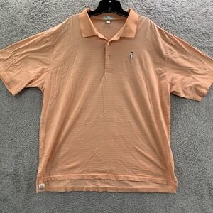 Peter Millar Milk Jug Mcarthur Golf Club Polo Shirt Mens Size XXL Striped*